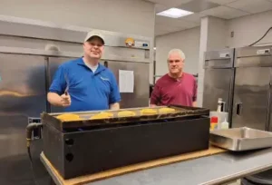 Cooking Pancakes with Westlake Kiwanis