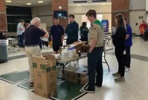 Volunteers at Kiwanis Pancake Breakfast