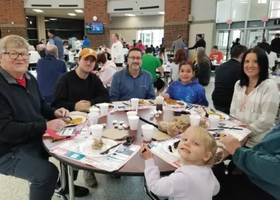 Pancake Breakfast Attendees in Westlake Ohio